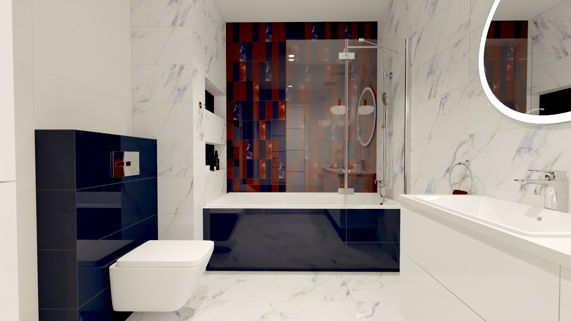 Salon Płytek Ceramicznych Kafra Projekt łazienki gratis