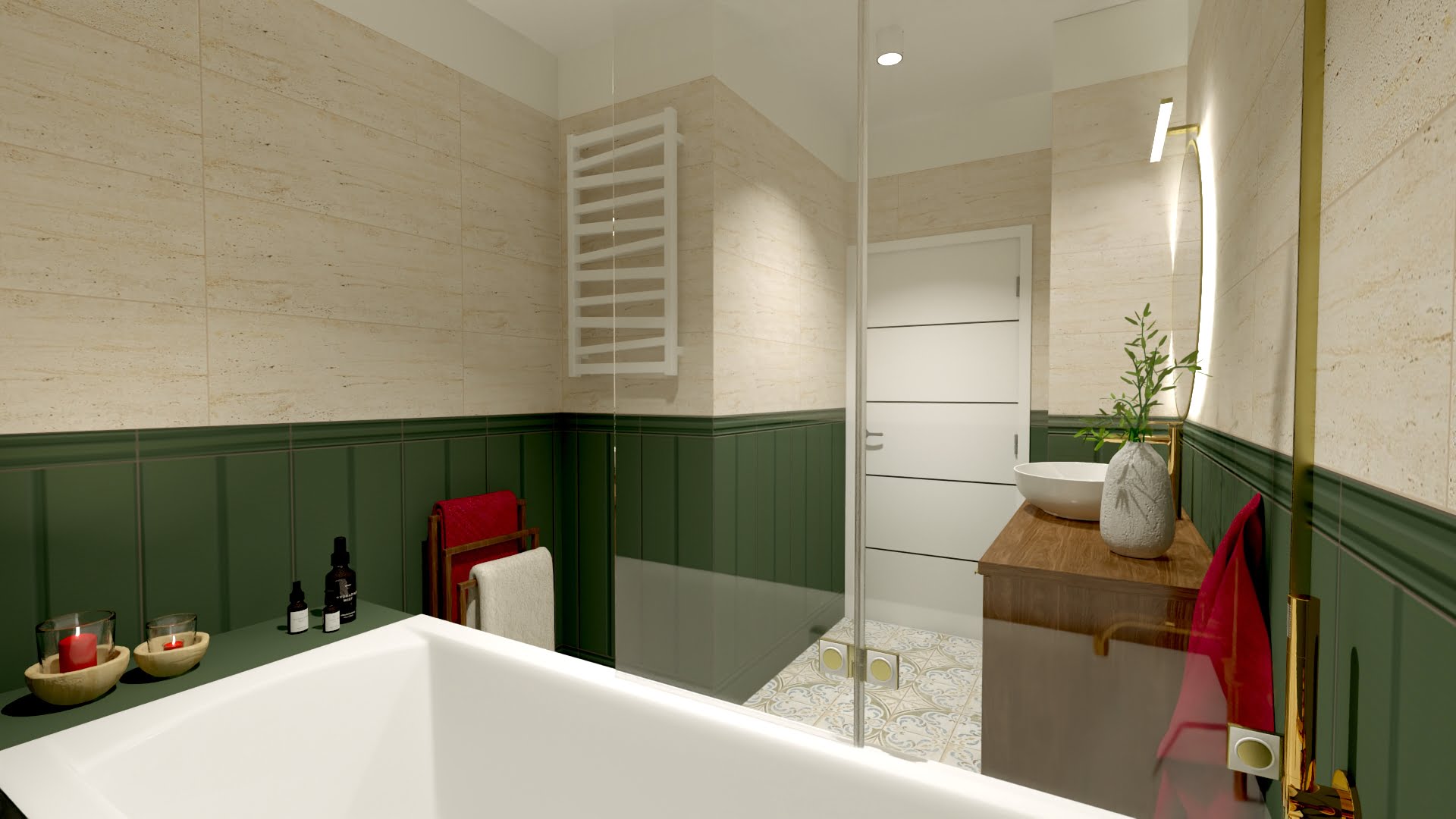 Salon Płytek Ceramicznych Kafra Projekt łazienki gratis