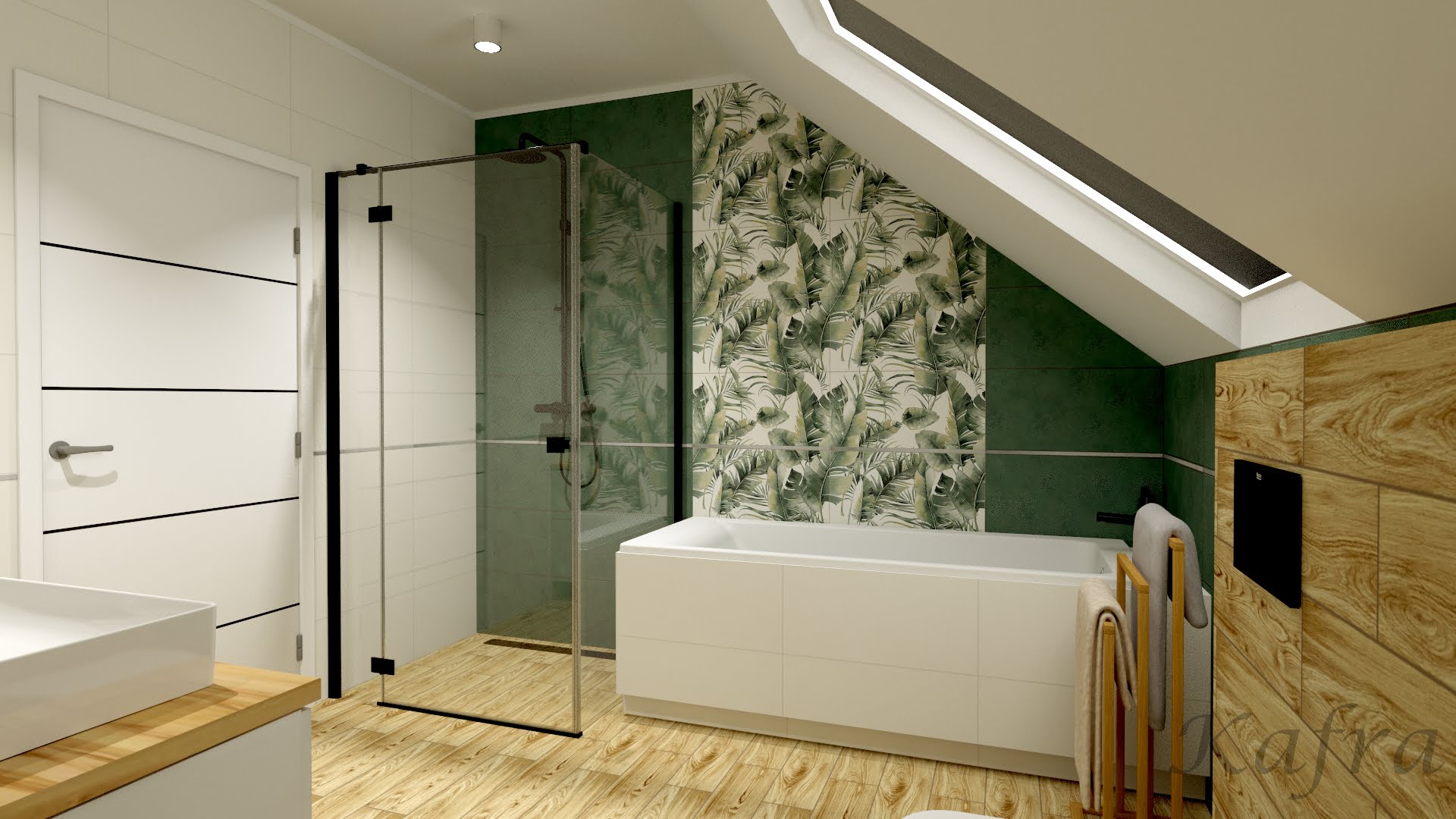 Salon Płytek Ceramicznych Kafra Projekt łazienki gratis