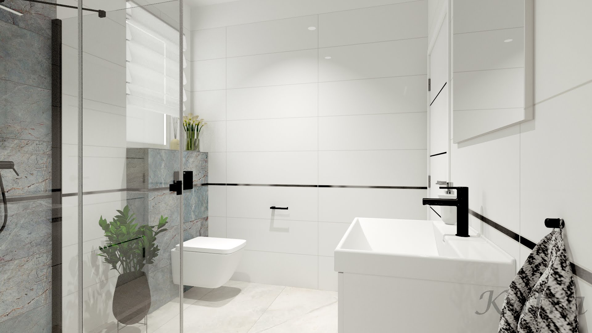 Salon Płytek Ceramicznych Kafra Projekt łazienki gratis