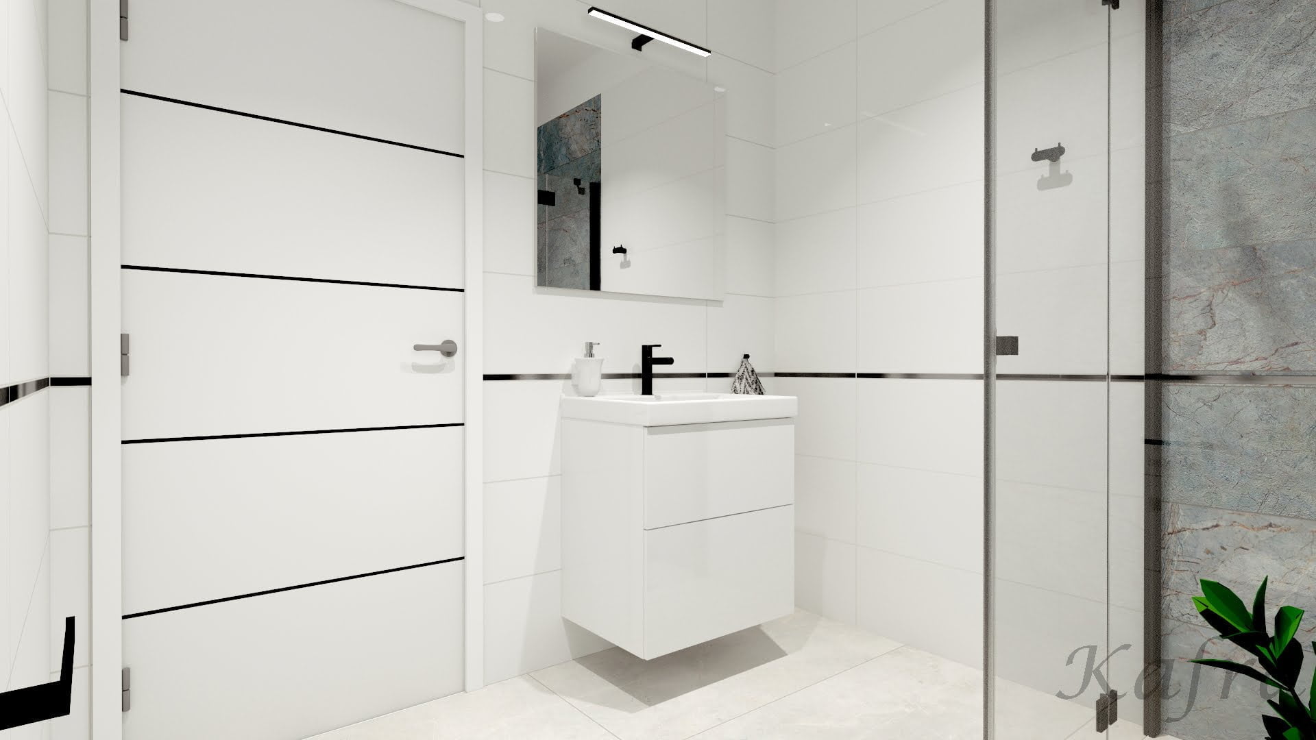 Salon Płytek Ceramicznych Kafra Projekt łazienki gratis