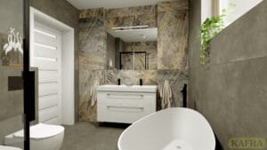Salon Płytek Ceramicznych Kafra Projekt łazienki gratis