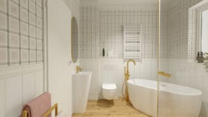 Salon Płytek Ceramicznych Kafra Projekt łazienki gratis