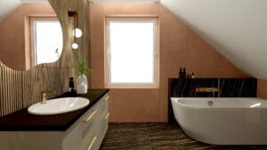 Salon Płytek Ceramicznych Kafra Projekt łazienki gratis